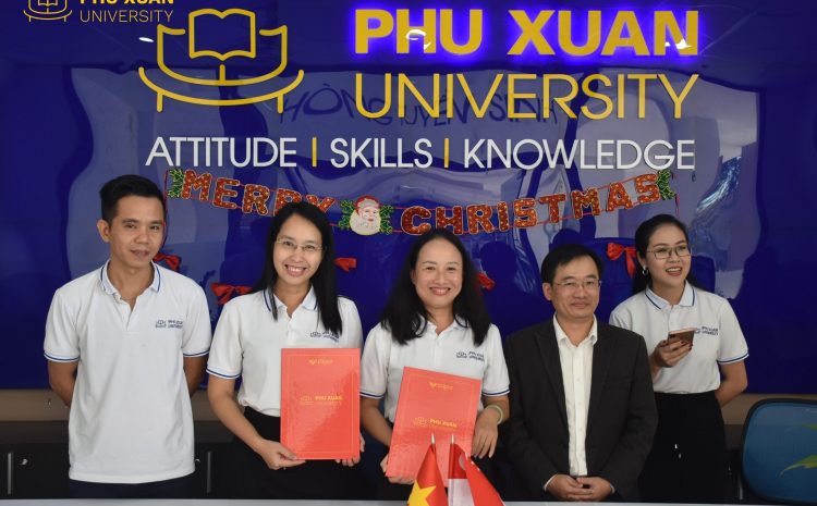  Đại học Phú Xuân kí kết hợp tác với Học viện Lithan Singapore.