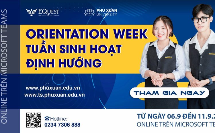  Đại học Phú Xuân tổ chức Tuần định hướng cho Tân sinh viên K19