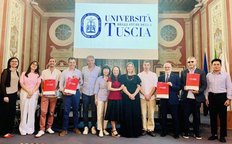  Hội thảo tập huấn Dự án STRIVE – “Nâng cao năng lực quốc tế hóa tại các cơ sở giáo dục đại học mới tại Việt Nam” tại Đại học Tuscia, Italia (tháng 06/2025)