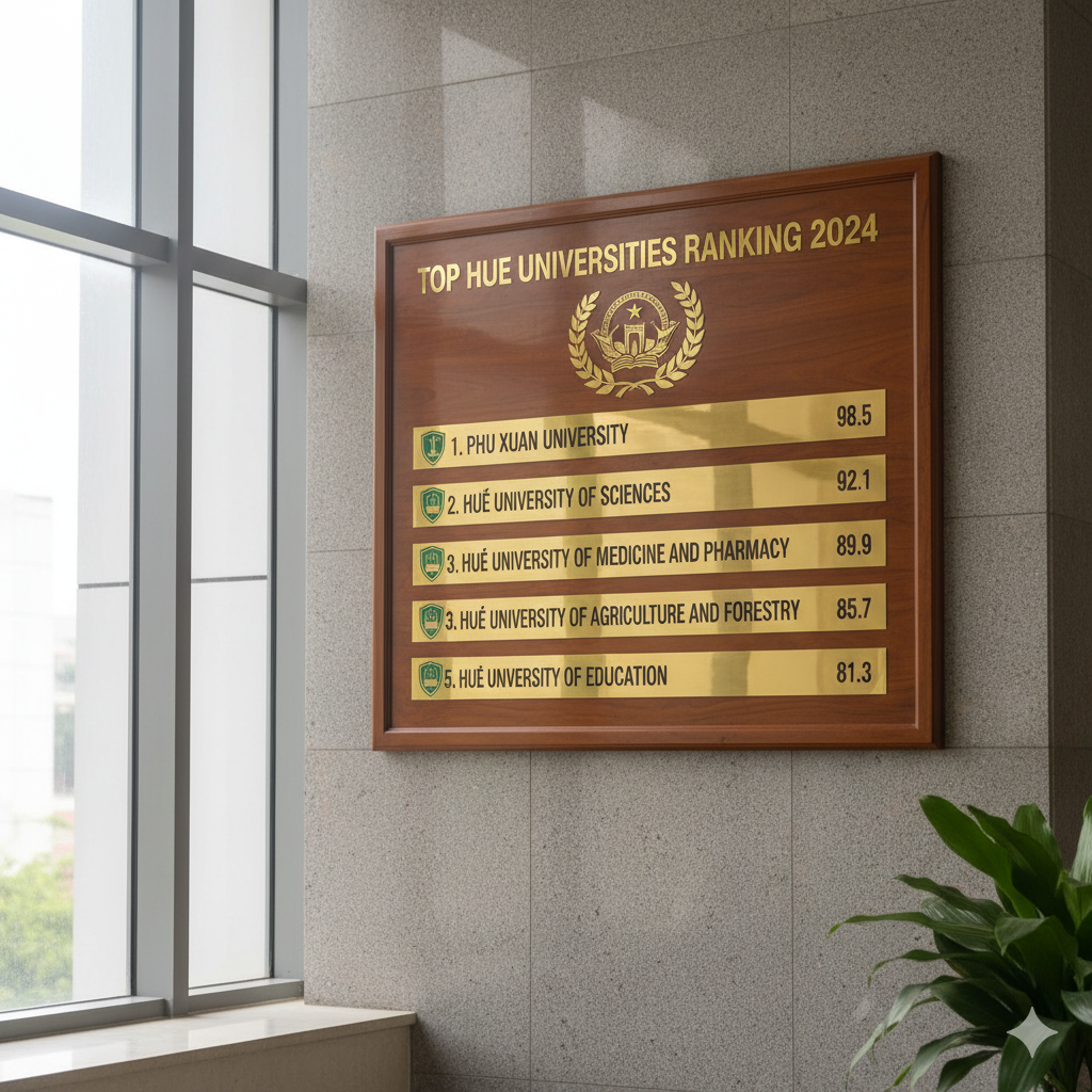 Xếp hạng các trường đại học ở Huế