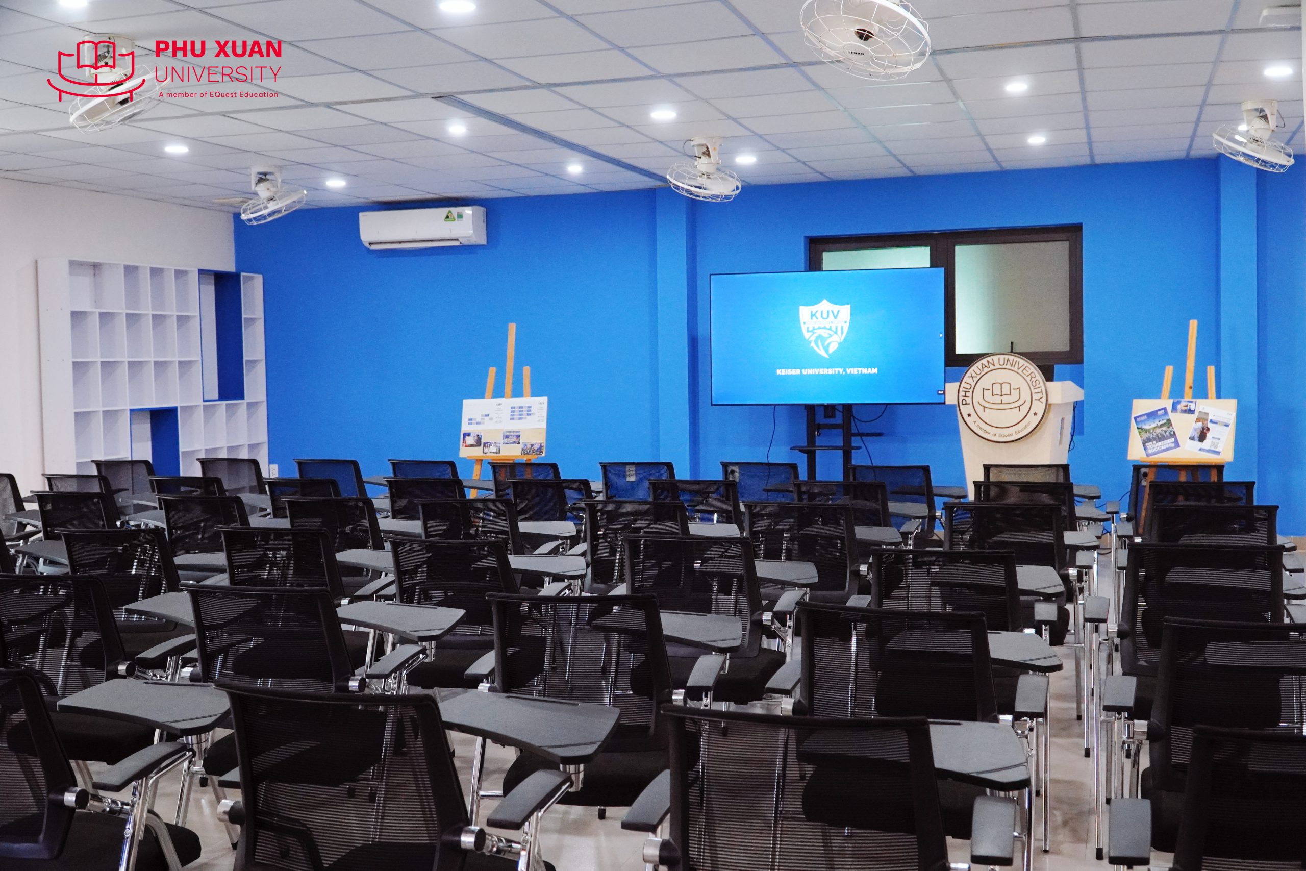 Không gian lớp học mở ở PXU giúp khơi dậy sự chủ động, sáng tạo và kết nối trong mỗi giờ học 