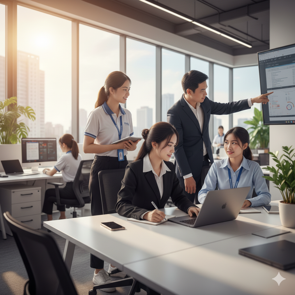 Môi trường đại học chú trọng kết nối doanh nghiệp giúp sinh viên tìm việc dễ dàng hơn