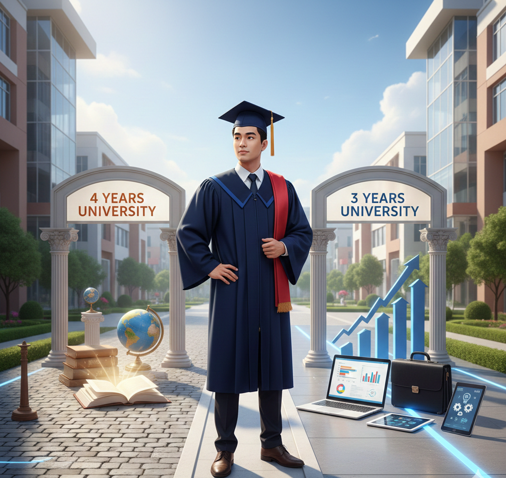 Học đại học 3 năm tại Trường Đại học Phú Xuân