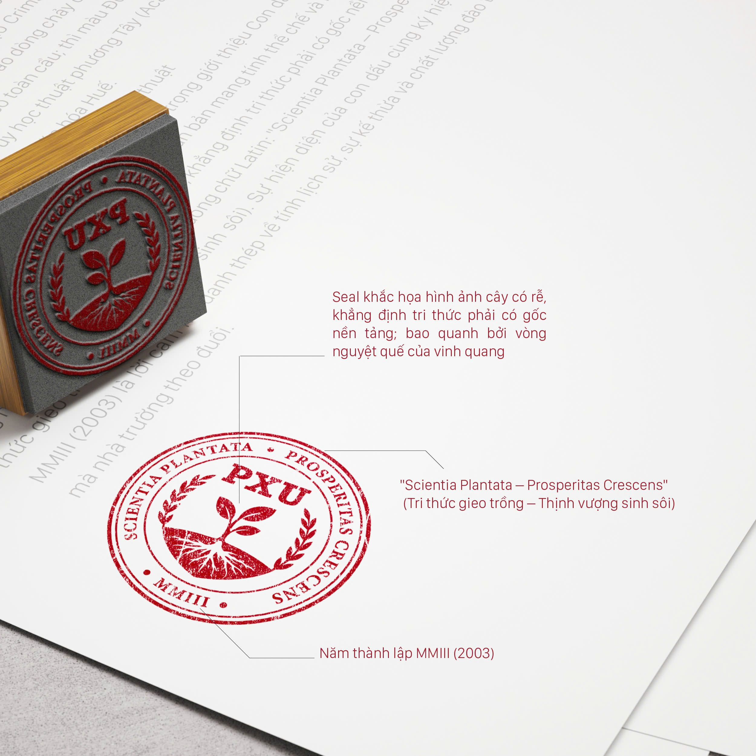 Con dấu Học thuật của PXU